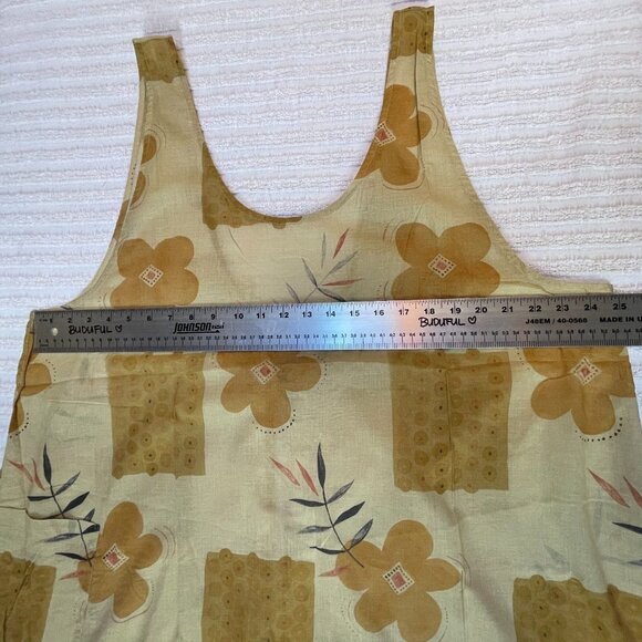 Gudrun Sjoden Women's "Chamomile" Apron Organic Cotton Tan L/XL New $74 - Picture 5 of 9